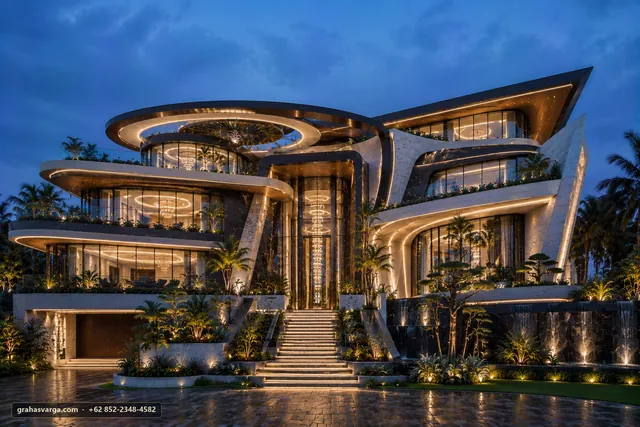 Arsitektur untuk Kota Tidore Kepulauan. — visual arsitektur 2